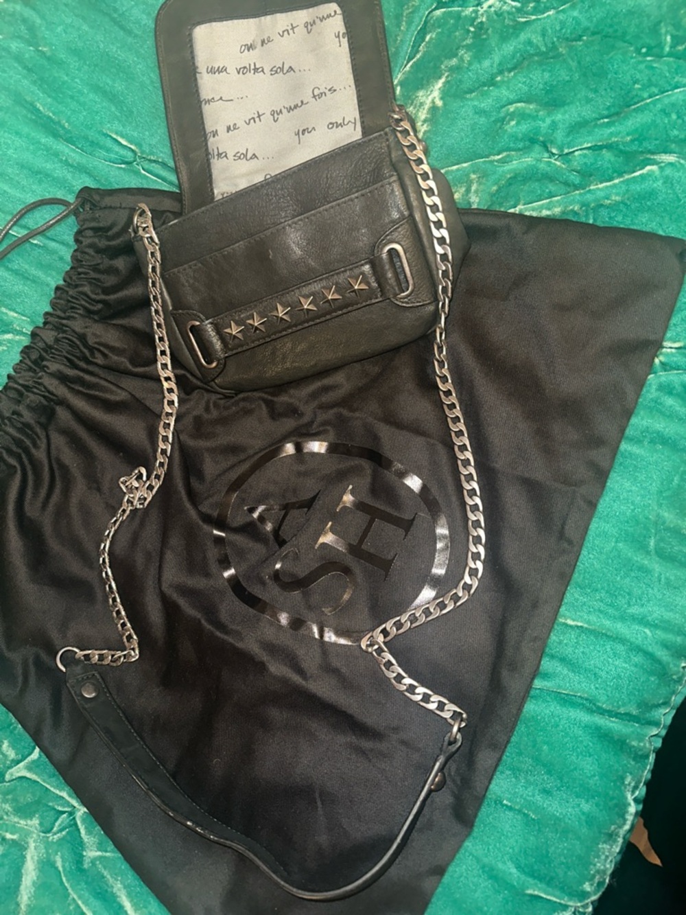 ASH STUDDED LEATHER CROSSBODY BAG - Picture 12 of 16
